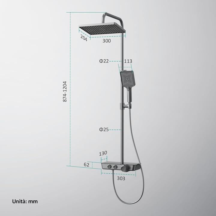 Produktbild Emke Colonna Doccia Termostatica
