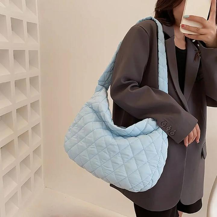 Immagine prodotto Only-Bags.Store Borsa trapuntata di grande capacità Inverno Caldo Leggero Piumino Cotone Imbottito Plaid
