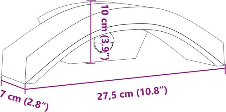 Image du produit vidaXL Aussenwandleuchte (IP54)