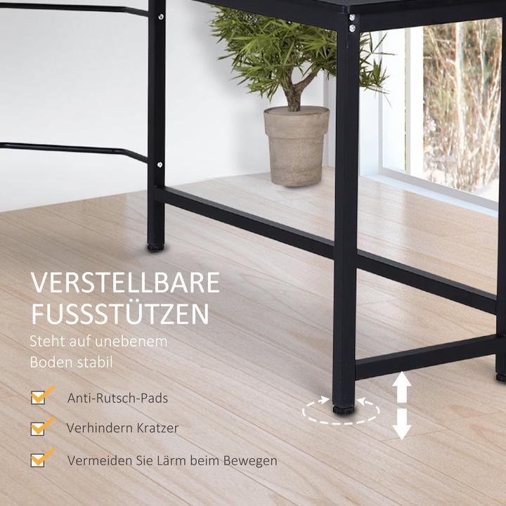 Image du produit Vinsetto Bureau d'angle (168 x 120 x 75 cm)