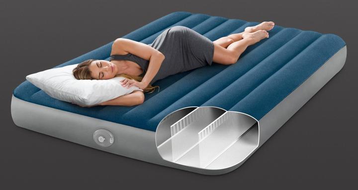 Produktbild Intex Queen Dura-Beam Prestige Downy Airbed With Pump (152 x 203 cm)