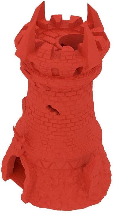 Produktbild Feldherr Fates End Würfelturm Fighter, kirschrot, 3D-gedruckt (Kunststoff)