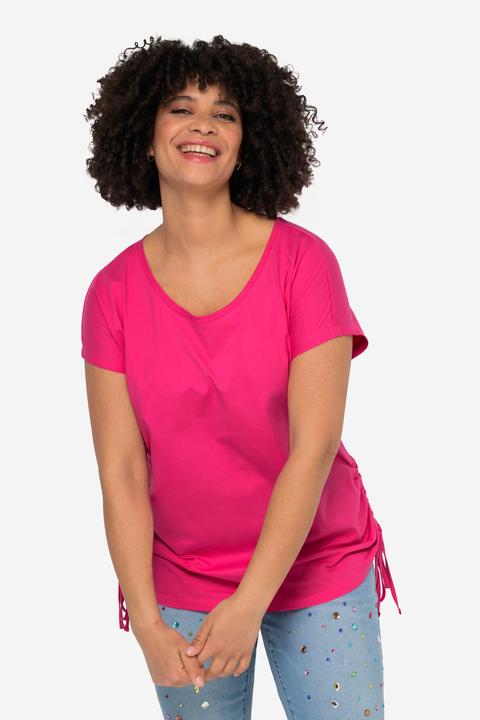 Produktbild Angel of Style T-Shirt, oversized, Rundhals, seitliche Raffungen (58)