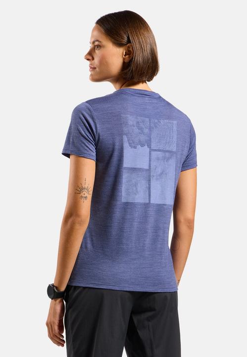 Produktbild Odlo Women's X Pow Merino Tencel T-Shirt Crew Neck S/S (M)