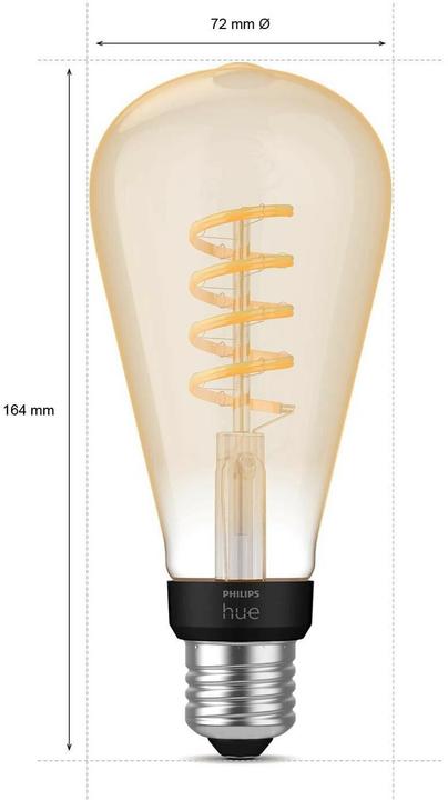 Produktbild Philips Hue Philips E27 Einzelpack Giant Edison (E27, 550 lm, 1x)