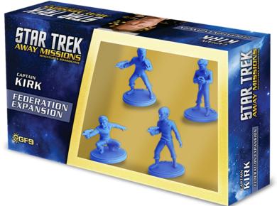 Actual product image Gale Force Nine Classic Federation Away Team 1: Kirk, Spock, Bones, Chekov (English)