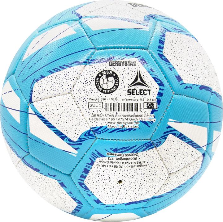 Productafbeelding Derbystar Straatvoetbal maat 5 wit/blauw (5)