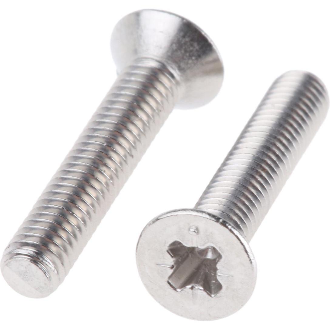 Rs Pro, Schrauben, ZnPt stl cross csk head screw,M8x30mm