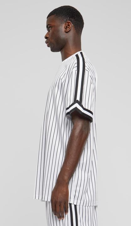 Produktbild Urban Classics Oversized Striped Mesh Tee - 138093 (XXL)