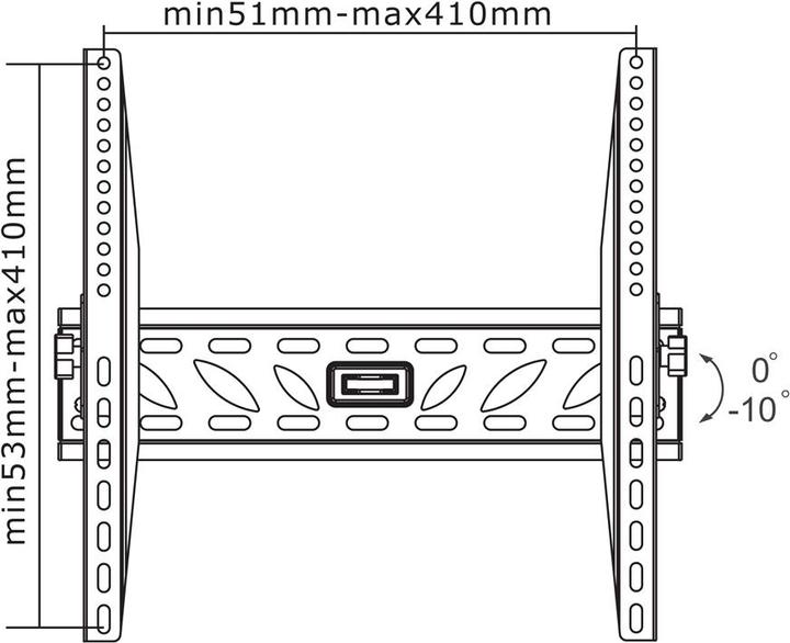 Produktbild Neomounts Led-W240 (Wand, 52")