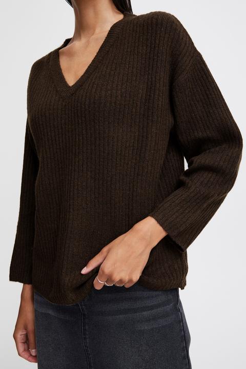 Produktbild B.young BYONEMA VNECK JUMPER - 20813897 (S)