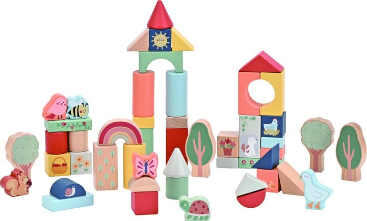 Image du produit Spielba Holzbausteine 50 Stück