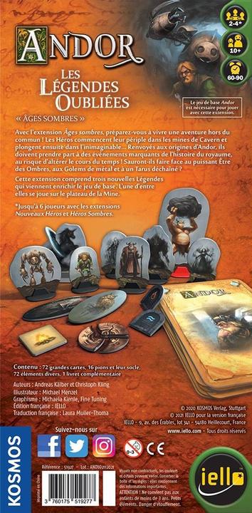 Image du produit Iello Andor - Les Légendes Oubliées - Âges Sombres (Français)
