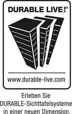 Immagine prodotto Durable Tesserini nominativi con clip combinata