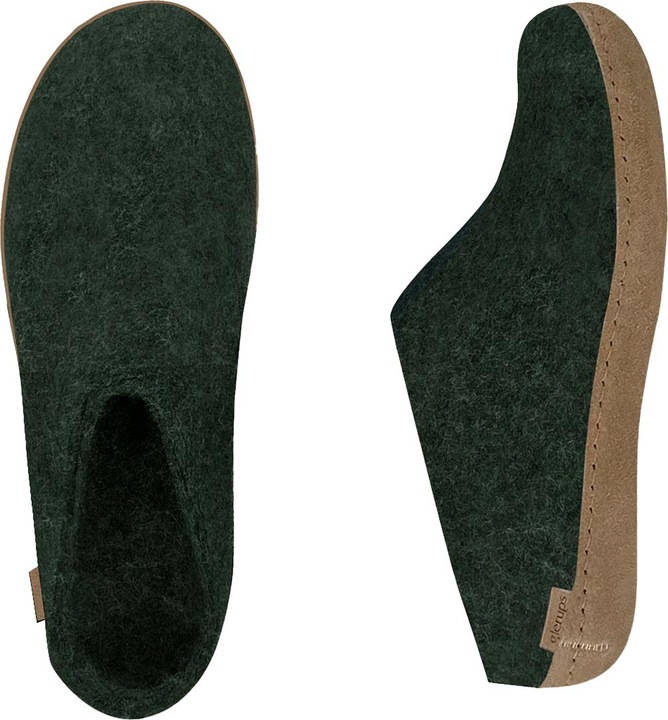 Produktbild Glerups Ledersohle Pantoffeln (47)