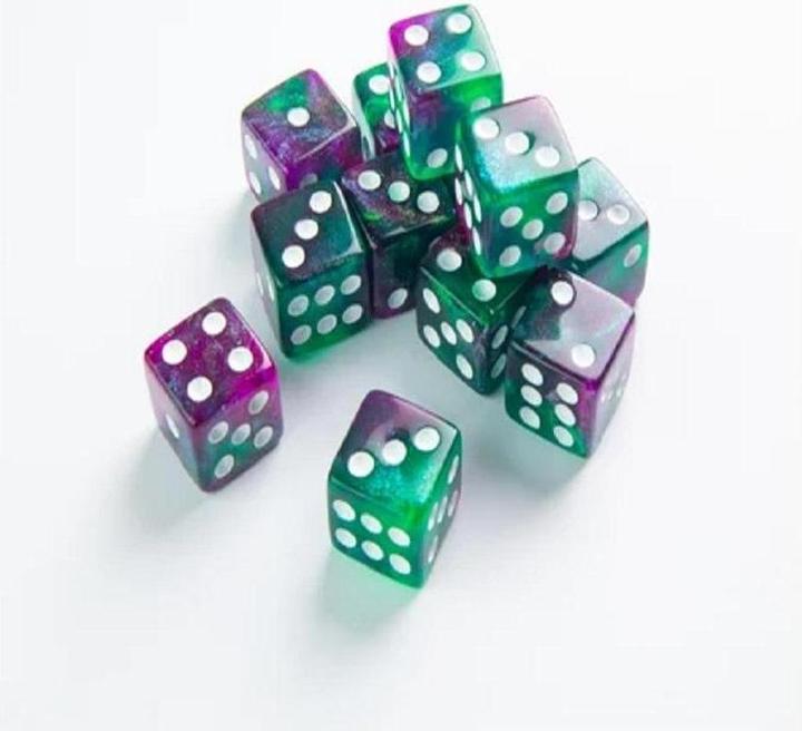 Actual product image Gamegenic Set de 12 Dés D6 - Galaxy Series : Aurora