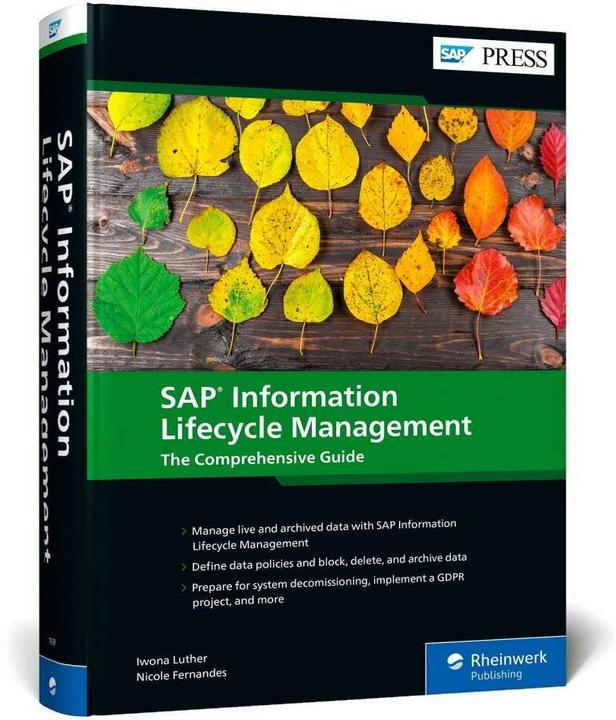 Produktbild SAP Information Lifecycle Management (Englisch, Nicole Fernandes, 2020)
