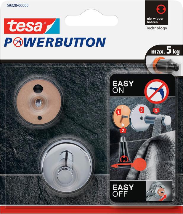 Image du produit tesa Crochet de bouton de commande