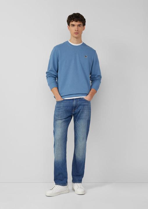 Produktbild s.Oliver Sweatshirt Weiches Sweatshirt aus Baumwollmix mit Crew Neck (L)