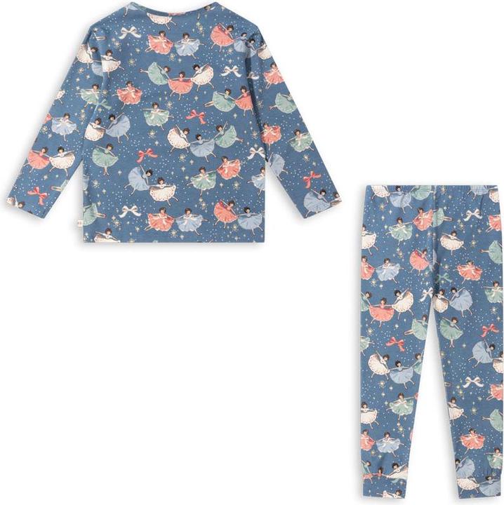 Produktbild Konges Slojd Basic Pyjama GOTS Snow Bow Ballerina (98)