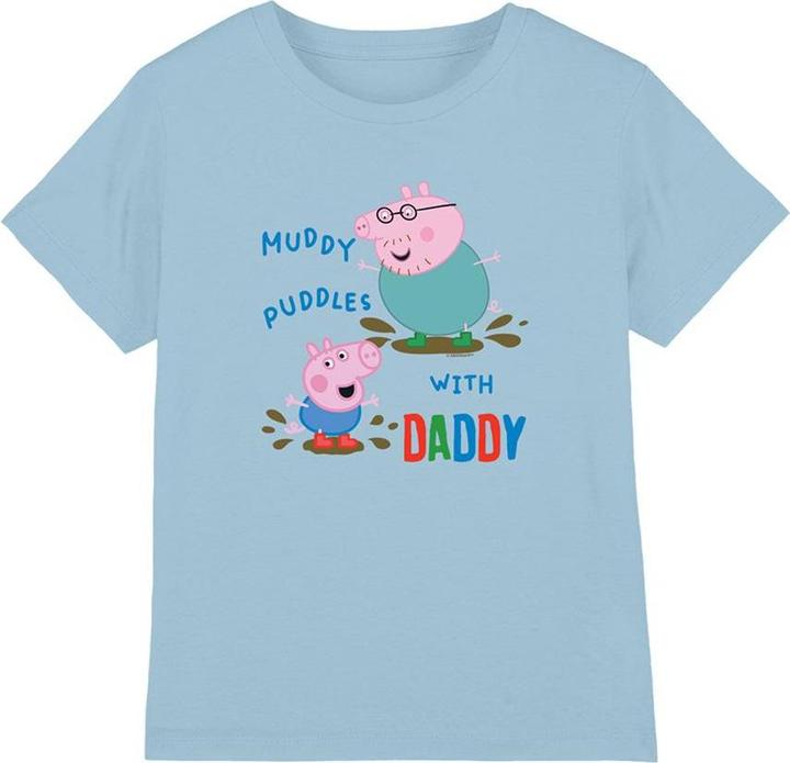 Produktbild Peppa Pig Muddy Puddles With Daddy TShirt (104)