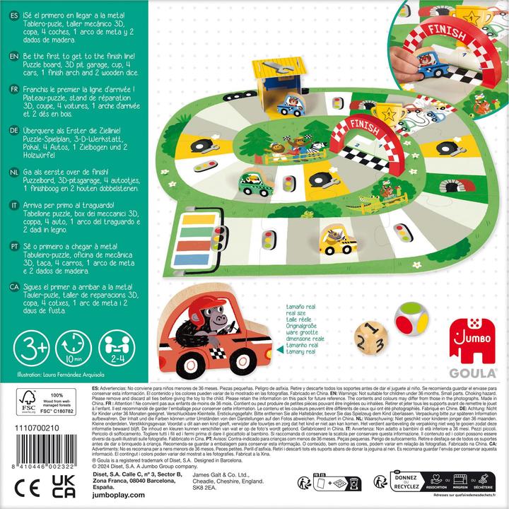 Actual product image Goula First race (Catalan, Dutch, English, French, German, Italian, Portuguese, Spanish, 2 - 4 Players)