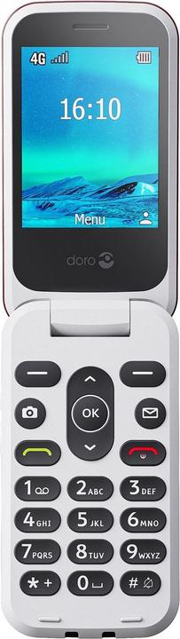 Actual product image Doro 1880 - Blister carton RED (2.40", 0.31 Mpx, 4G)