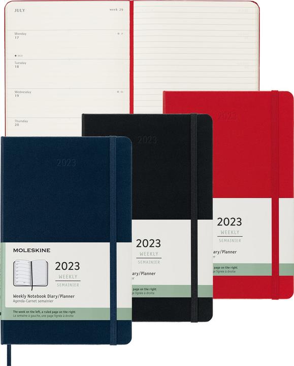 Produktbild Moleskine Weekly (13 x 21 cm, Englisch)