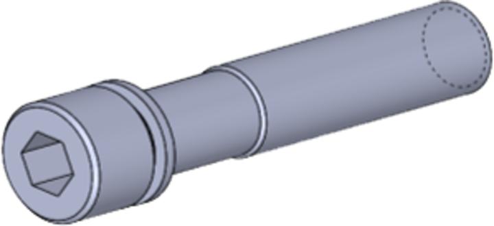 Actual product image Kind Shock Clamp Bolt P1451