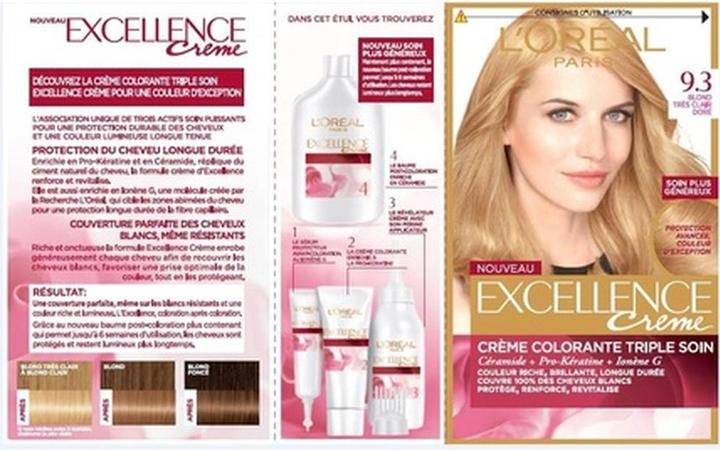 Image du produit L'Oréal Paris L'Oreal Paris Excellence Creme Triple Care Permanent Coloring 100