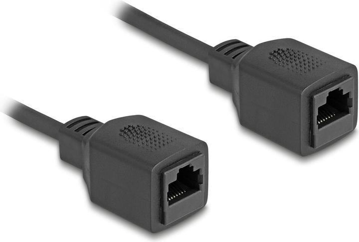 Image du produit Delock RJ45 Spiralkabel Buchse zu Buchse Cat.5e UTP 0,8 m bi (UTP, CAT5e, 2 m)