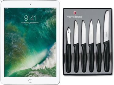Produktbild Apple iPad-Schneidebrett mit Messerset