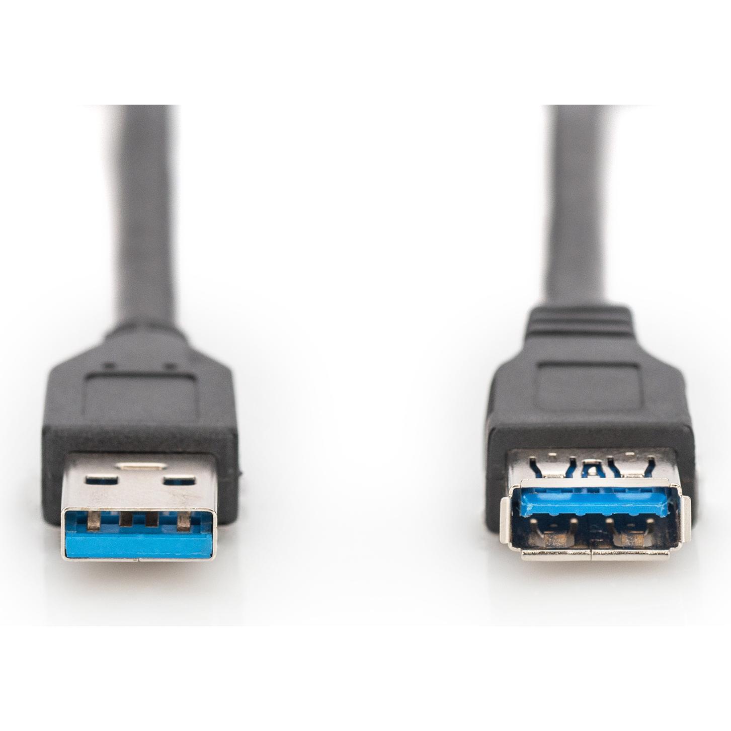 Thumbnail - Digitus USB A – USB A (1.80 m, USB 3.2 Gen 1), USB Kabel