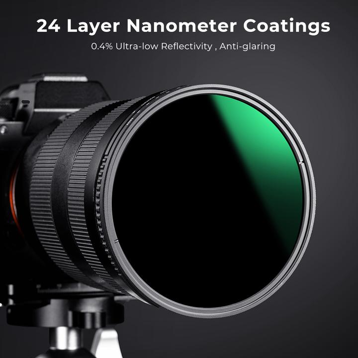 Productafbeelding K&F Concept Filter Slim 43 mm MV36 (43 mm, ND / grijsfilter)