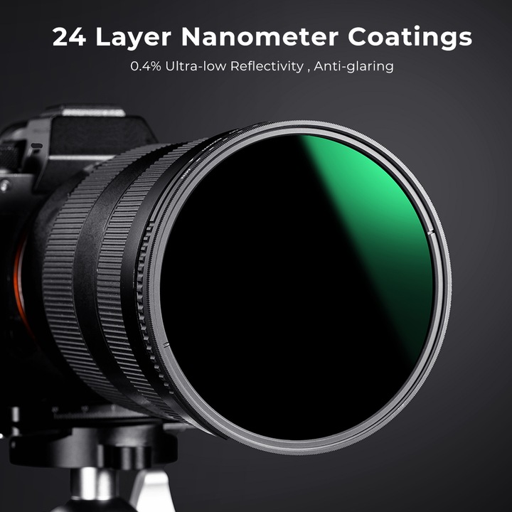 Produktbild K&F Concept Filter Slim 43 mm MV36 (43 mm, ND- / Graufilter)