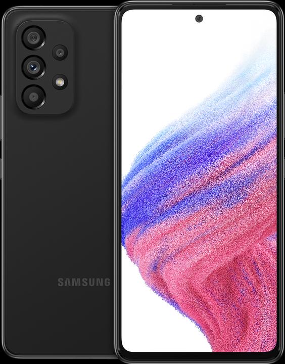 Samsung Galaxy A53 EU (256 GB, Awesome Black, 6.50", Dual SIM, 64 Mpx, 5G)