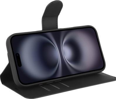 Produktbild Just in Case PU-Leder Premium Book Hülle Schwarz Apple iPhone 17 (Apple iPhone 17)