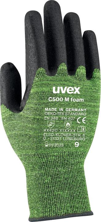 Produktbild Uvex Schnittschutzhandschuh C500 M foam Gr. 7 (7)