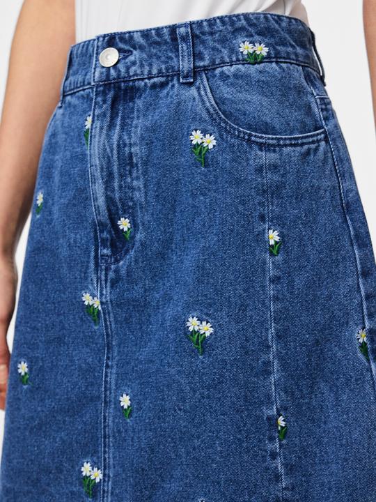 Produktbild Pieces PCFREIA HW MINI Jeansrock (M)