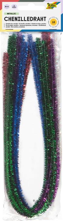 Produktbild Folia Chenilledraht metallic Farben (0.50 m)