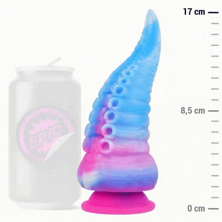 Actual product image Epic Scylla Blue Tentacle Dildo, Small Size