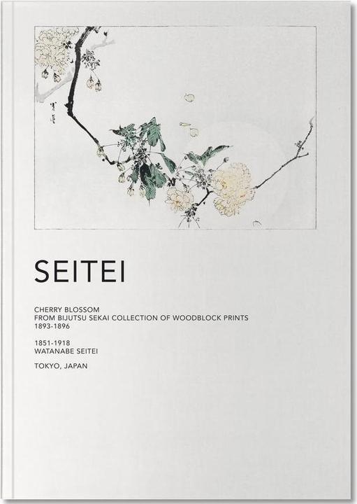Image du produit Juniqe Seitei - Cherry Blossom - D'inspiration japonaise (A5, À rayures, Couverture rigide)
