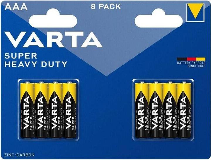 Immagine prodotto Varta SUPERLIFE AAA Batteria monouso Mini Stilo AAA Zinco-Carbonio (8 pz., AAA)
