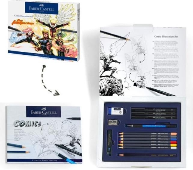 Produktbild Faber-Castell Comic Illustration Set (Sortiert, 15 x)