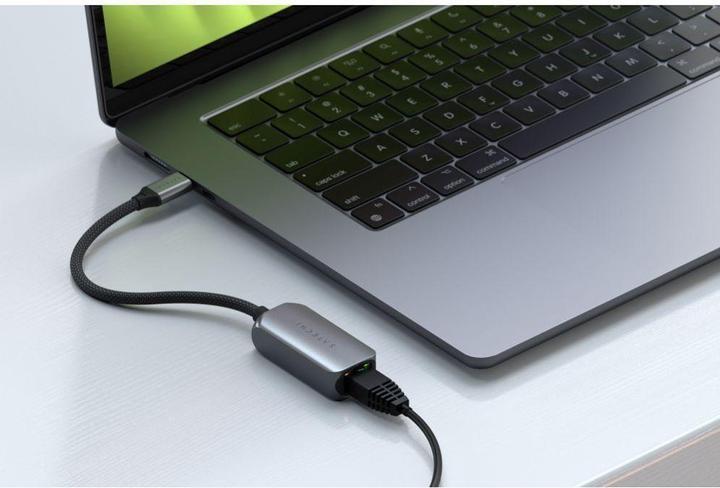 Image du produit Satechi USB- C vers adaptateur Ethernet 2.5Gb (USB-C, RJ45 2.5 Gigabit Ethernet (1x))