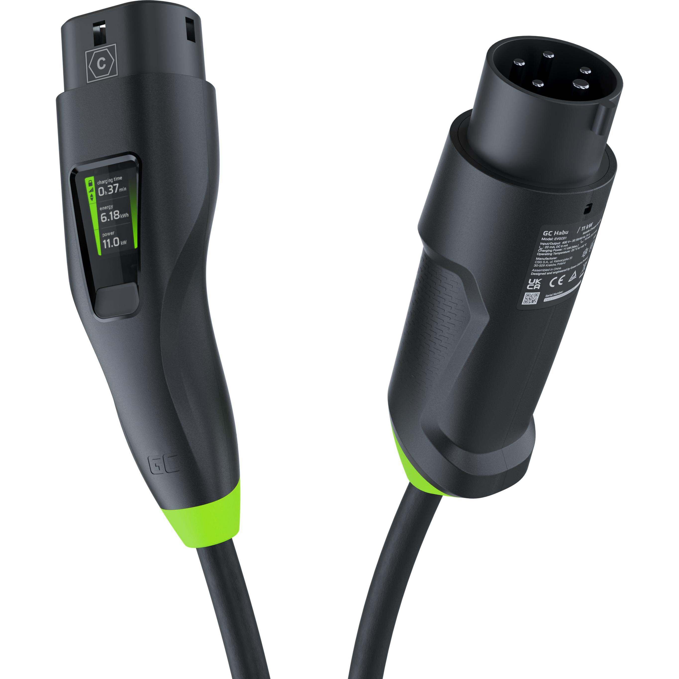 GreenCell, Elektroauto Ladestation, Habu (Typ 2, 11 kW, 16 A, CEE 16)