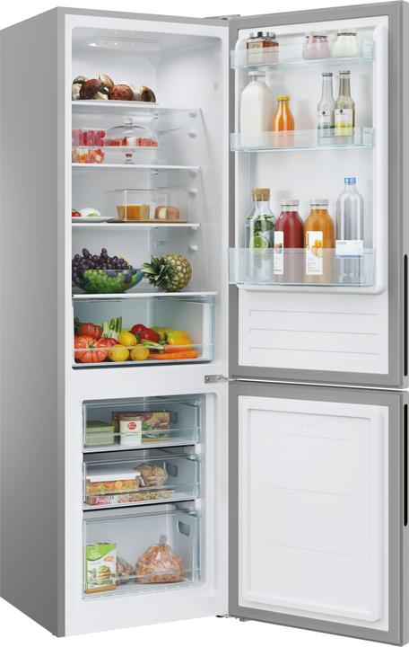 Actual product image Candy City Combi CCT3L517ES fridge freezer Free-standing 260 L E Silver (260 l)