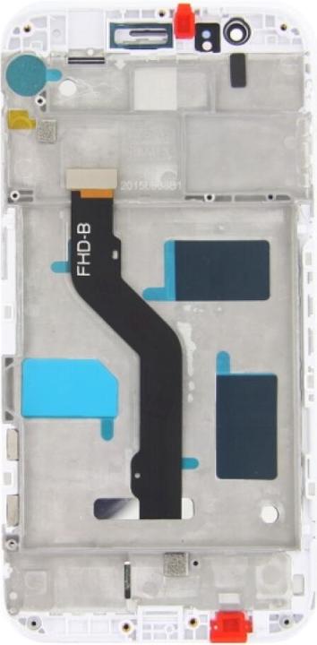 Actual product image OEM Huawei Ascend G8 LCD with white frame (G8)