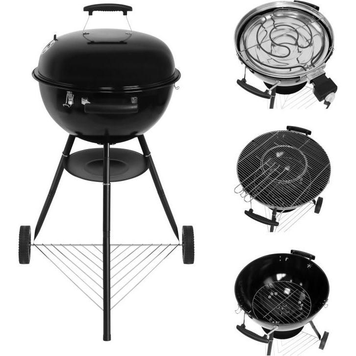 Gregman, Grill a carbone, Roast 60 2-in-1 Elektro-Holzkohlegrill