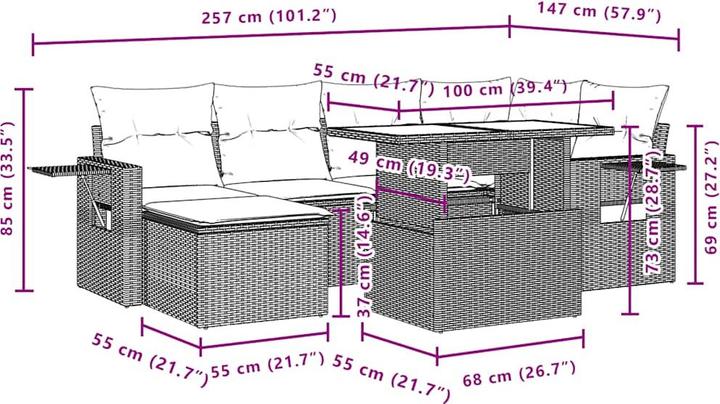 Produktbild vidaXL Clayton